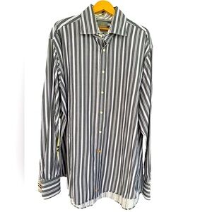 🔥💜Thomas Dean XL mens button down shirt blue/purple. Like new condition, SWEET